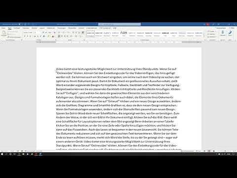 Basiswissen und Befehle für die Textverarbeitung (Büromanagement) Teil 1