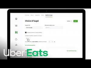 How to Set Modifier Quantities | Uber Eats