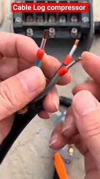 Cable Log compressor #industrialelectrician