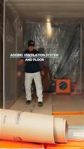 Mobile spray booth that goes anywhere 👌⭐️ #innovation #spraybooth #toolsofthetrade #painter