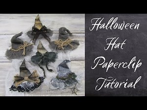 Halloween Hat Paperclip Tutorial