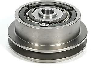 Centrifugal Clutch 5" Single Pulley 1/2" V-Belt 3/4" 19.05mm Bore Compatible with Wacker VP1340 VP1350 VP1750 Plate Compactors, Honda GX160/ GX200 Engine Shafts