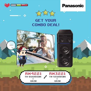 14K reactions · 26 shares | BIGGEST PROMO OF THE YEAR! Get in the game for our 11.11 promo!! Purchase Panasonic Android TV TH-65GX650K or TH-55GX650K at SPECIAL PRICES and get a Panasonic Urban Audio SC-UA30GSXK at ONLY RM222! Find your nearest store here: https://www.panasonic.com/my/consumer/where-to-buy.html * Promotion valid on 11.11 only * Available in Online & Offline Stores | Panasonic Malaysia | Facebook