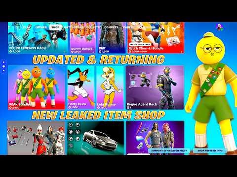 All NEW UPDATED & RETURNING Item Shops (Looney Tunes, OG Pack, Cyberpunk, Rewards) Fortnite