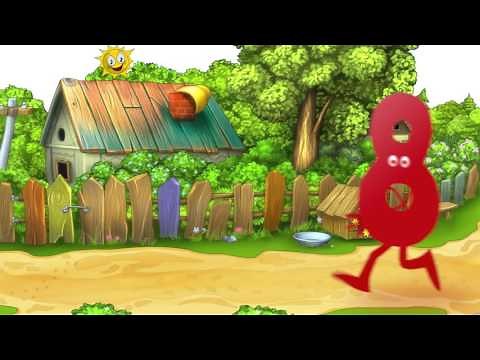 Invatam sa numaram IN ROMANA - 1,2,3,4,5,6,7,8,9,10 - Numerele Plimbarete