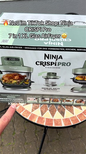 Ninja CRISPi Pro 7‑in‑1 XL Glas AirFryer: Test & Funktionen