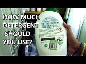 HOW MUCH LIQUID DETERGENT SHOULD YOU USE IN YOUR WASHING MACHINE