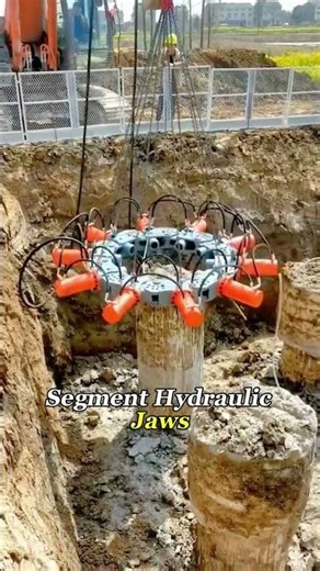 How Hydraulic Pile Breaker Works #construction #engineering