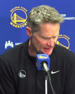 17K views · 1.1K reactions | Steve Kerr shares some of what Stephen Curry said to the team in the locker room after the game: "He is who he is. That's the beauty of Steph, he's so authentic. He's so genuine." | KNBR | Facebook