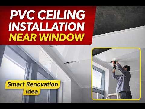 Satisfying PVC Ceiling Installation Process Home