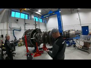 Time-lapse of LPT Stage 1 Vanes replacement on CFM56-3 engine