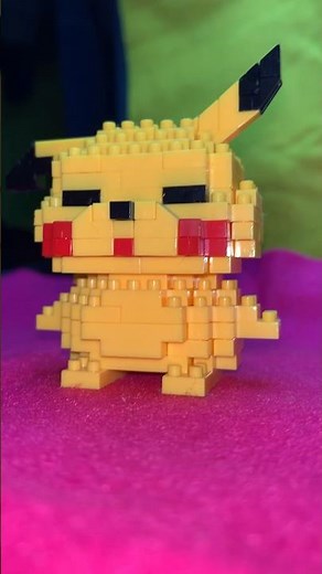 #pikachu #pika #pokemon #pokemongo #pokémon #legobuild #legobuilding #lego #nanoblock #miniblock