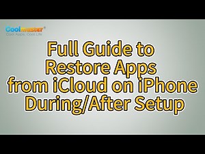 How to Restore Apps from iCloud to iPhone During/After Setup? [Solved]