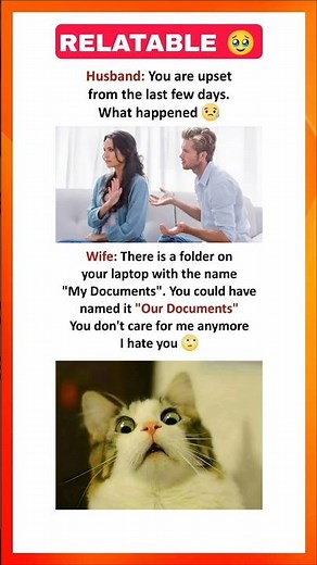 Wife Upset Over "My Documents" Folder Name! 💻😤 #viral #shorts #funny #tiktokeffects