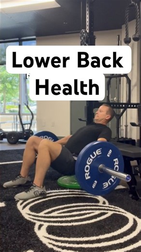 Loaded Glute bridge for lower back health (executive men over 40)