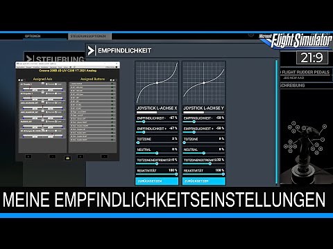 Meine Empfindlichkeitseinstellungen ★ MSFS 2020 Deutsch