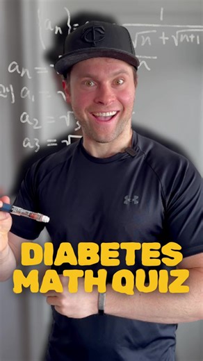 Diabetes math quiz - ready for the challenge?⁣ ⁣ Question 1: Ben has a low blood sugar of 54 and he’s very hungry.⁣ ⁣ He finds some cookies that have 12g of carbs each.⁣ ⁣ How many cookies should he have to treat his low blood sugar?⁣ ⁣ Answer: ALL OF THEM! Because he’s hungry and his brain says to eat those cookies.⁣ ⁣ Question 2: Ben has a high blood sugar of 217. He took a correction 40 minutes ago to bring his blood sugar down. His blood sugar has not moved. When should he dose again?⁣ ⁣ Ans