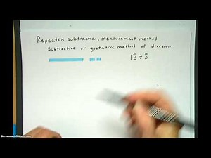 Basic Repeated Subtraction method for division