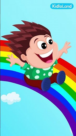 Rainbow song & grow every day with KidloLand❤️ #kidloland #education #kids #kidlo #educationalvideo