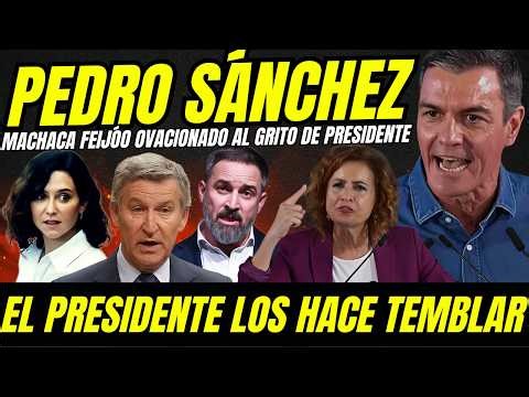 Pedro Sánchez slams Feijóo, cheered on by chants of "President, show Vox what the homeland is!"