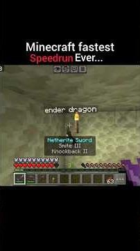 Fastest Speedrun trick for every minecraft pro