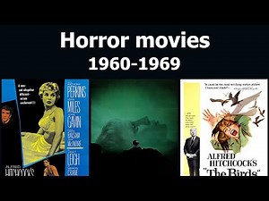 Horror movies from the 1960s