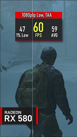 The Last of Us Part 2 PC - Low vs Ultra Graphics (RX 580)