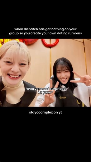 yoonseeunz creating their own dating rumors for 45 seconds straight #stayc #kpop #스테이씨 #kpopshorts