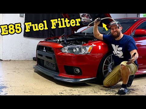 Evo X Inline Fuel Filter Install