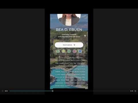 NFC Smart Business Card with Mini Landing Page