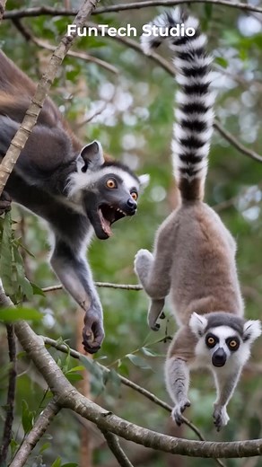 Fossa Vs Ring Tailed Lemur #animals #animal #animallover #shorts #short #shortvideo #wildlife #usa.mp4 | Alpha Geographi | Facebook