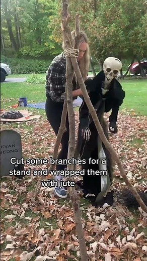 DIY Halloween project 9. Witch cauldron with "steam"