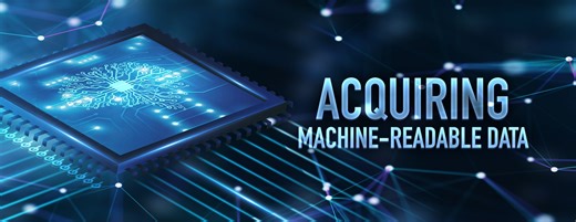Acquiring Machine-Readable Data