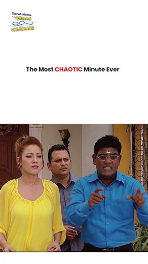 The Most Chaotic Minute Ever ! #tmkoc #funny #jethalal #daya #shortsfeed