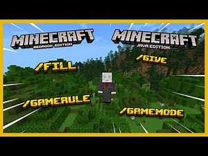 👉Los MEJORES COMANDOS para Minecraft JAVA y BEDROCK 👈
