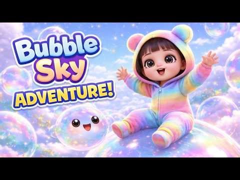 Lumi & Bubbo Bubble Adventure 🫧 Magical Sky Journey Kids Song