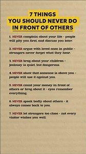 NEVER Do This IN FRONT OF OTHERS!!! #quotes #wisdom #psychology #life