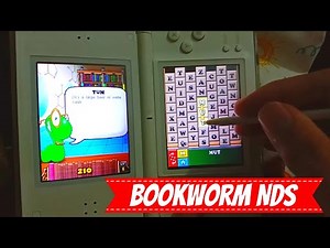 Bookworm Classic Mode -- Nintendo DS Lite Gameplay
