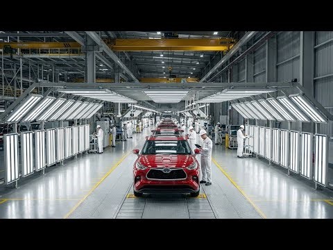 Inside Toyota’s Highlander Hybrid Factory: Full Manufacturing Process