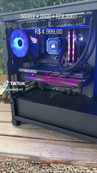 Configuração Poderosa para Games: Ryzen 5 e RTX 3060