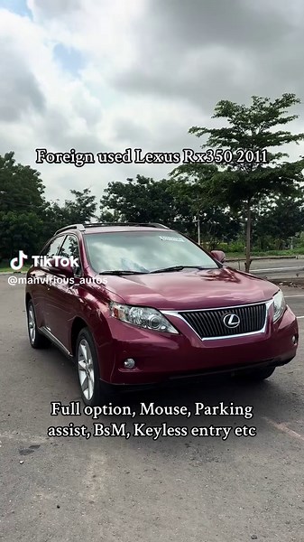 2011 Lexus RX350 Full Option Features and Pricing