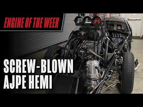 Pro Line Racing Screw-Blown Alan Johnson Hemi Engine for NHRA Competition