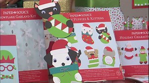 Paper Source holiday crafts for kids