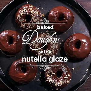 22K views · 1K reactions | Who doesn’t love doughnuts especially if topped with Nutella glaze. Full recipe: https://bit.ly/2OQ830n | Home Cooking Adventure | Facebook