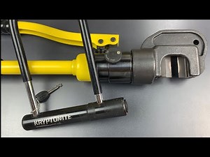 [773] Hydraulic Cutter vs. Kryptonite Keeper Bicycle U-Lock
