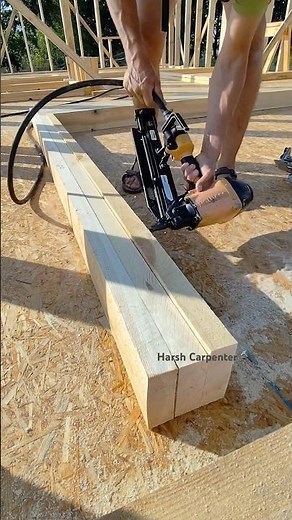 SUPPORT BEAMS Under The Header Are an Important Element in Frame House Construction