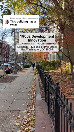 Replying to @Joe Himali Would you have guessed that this was considered an innovation? ————— #bestaddress #historicbuildings #washingtondc #historicproperties #brickbuildings #historicarchitecture #dcrealtor #nationalregisterofhistoricplaces #1900s