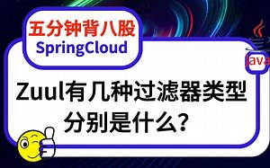 【5分钟背八股】248：Zuul有几种过滤器类型，分别是什么？——2023马士兵面试突击班_哔哩哔哩_bilibili