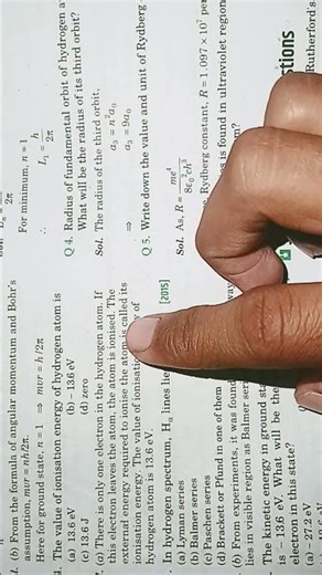 #Q4 #PYQ #Physics #Atoms #class12thphysicsrevision