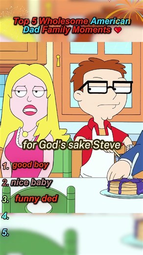 Top 5 American Dad Moments You Can’t Watch Without Laughing 😆 #AmericanDad #Funny #Viral